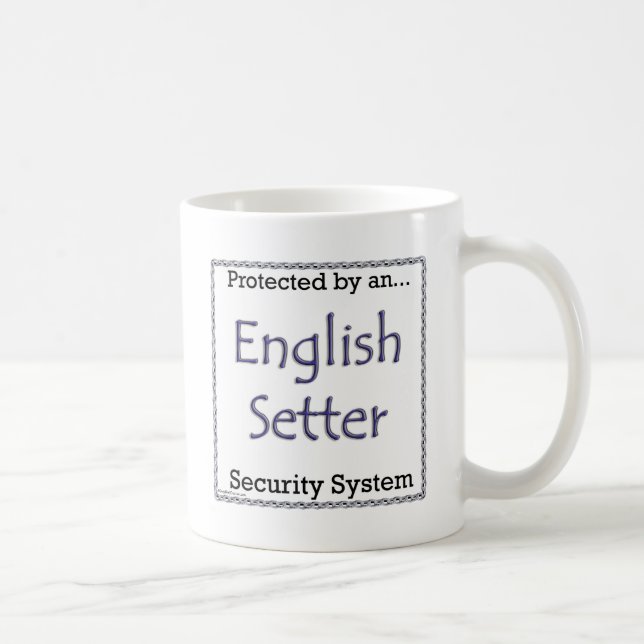 Caneca De Café Sistema de segurança do setter inglês (Direita)