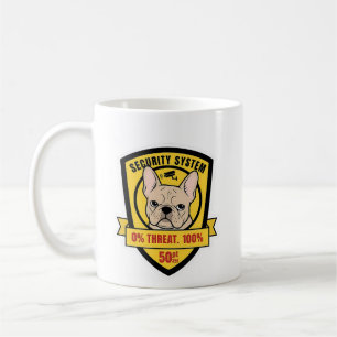 Caneca De Café Sistema de Segurança Francês Engraçado Julgamento 