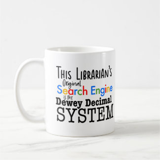 Caneca De Café Sistema Funny Bibliotecário Dewey Decimal do Mecan