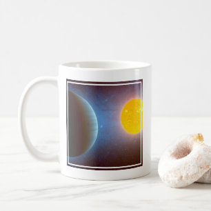 Caneca De Café Sistema Kepler-10 Star.
