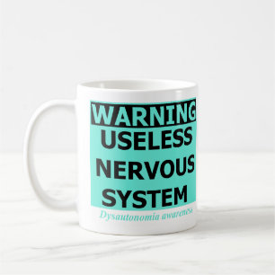 Caneca De Café Sistema Nervoso Inútil