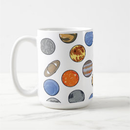 Caneca De Café Sistema Solar da Galáxia Espacial