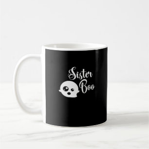 Caneca De Café Sister Boo Halloween