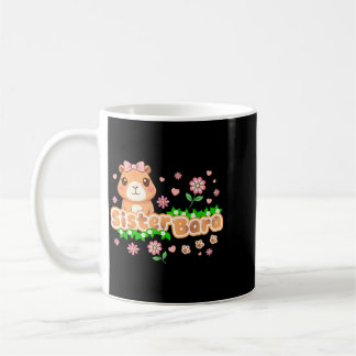 Caneca De Café Sisterbara Capivara Irmã da Garota de Aniversário