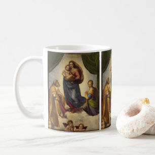 Caneca De Café Sistine Madonna por Rapahel