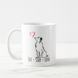 Caneca De Café Sit-Be-Love Border Collie