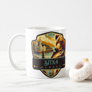 Caneca De Café Sitka, Alasca Vintage
