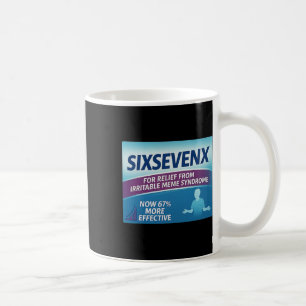 Caneca De Café Sixsevenx Alívio de Números de Meme Paródia Profes