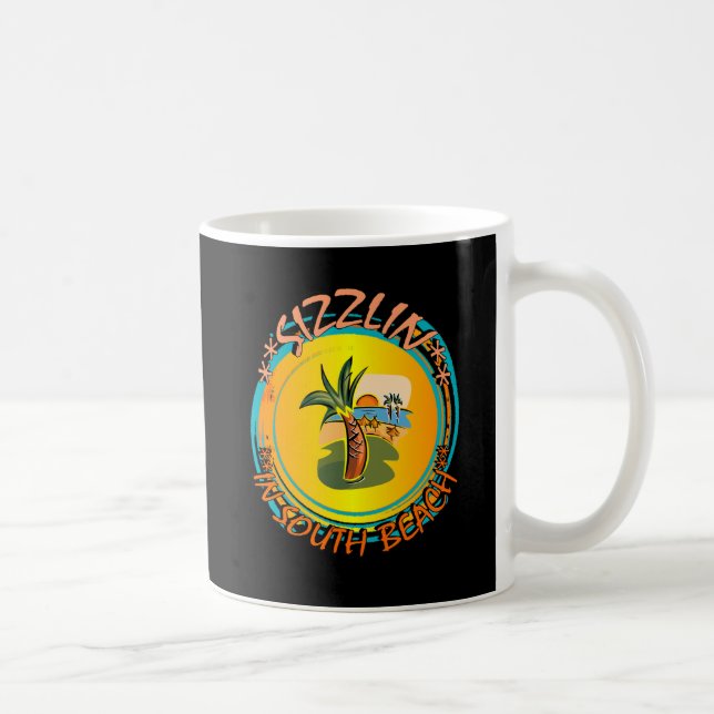 Caneca De Café Sizzlin no South Beach (Direita)