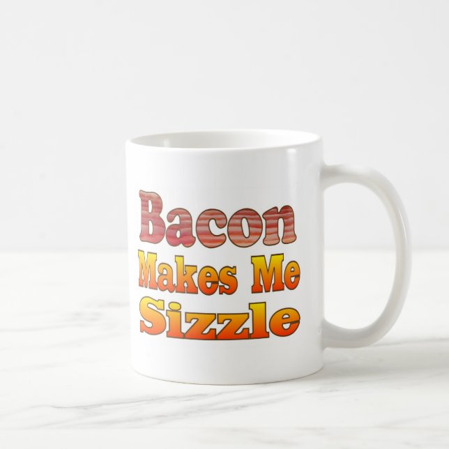Caneca De Café Sizzling Bacon (Direita)