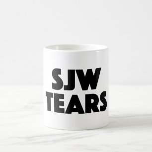 Caneca De Café SJW rasga o floco de neve do Special do guerreiro