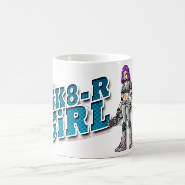 Caneca De Café SK8-R GiRL Mug White (Centro)