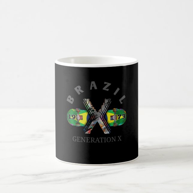 Caneca De Café skate americano geração X 1973 (Centro)