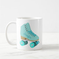 Skate do cilindro do Quad Retro Azul Teal Personal