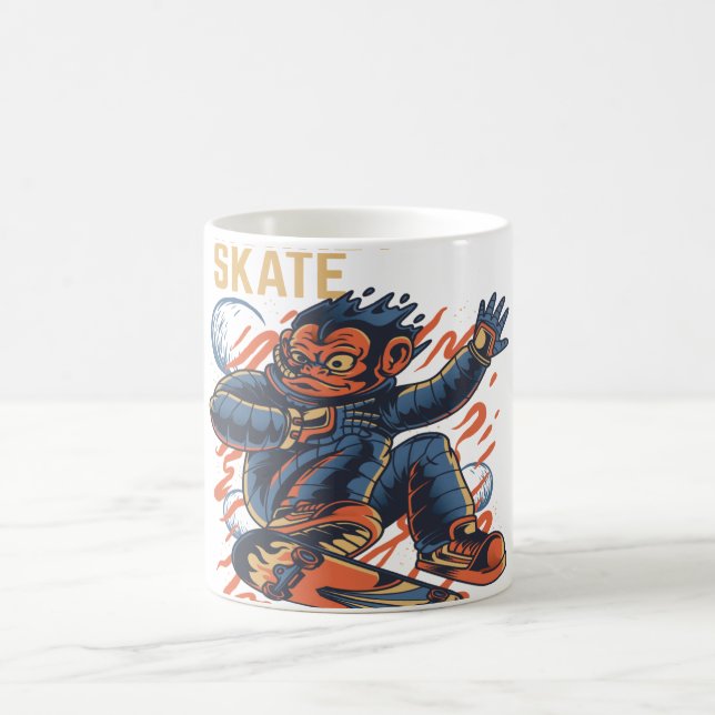 CANECA DE CAFÉ SKATE MONKEY (Centro)