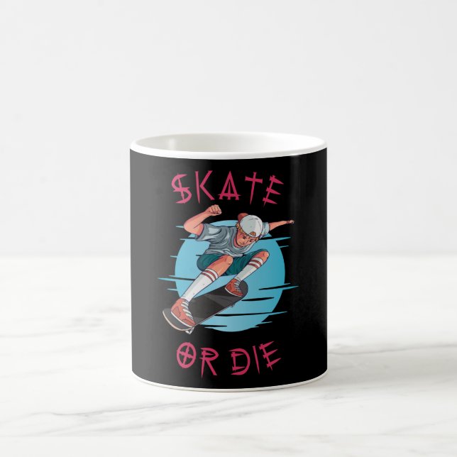 Caneca De Café Skate ou morrer Skateboarder Boy (Centro)