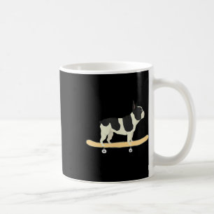 Caneca De Café Skateboard French Bulldog Puppy Gift