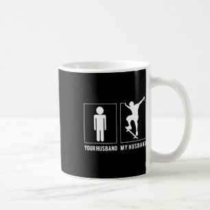 Caneca De Café Skateboarding - Seu Husnd - Camisetas My Husnd