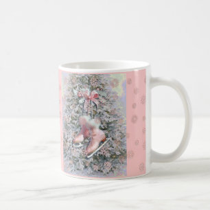 Caneca De Café SKATES de GELO no ROSA por SHARON SHARPE