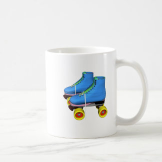 Caneca De Café Skates de rolo azuis