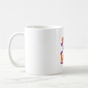 Caneca De Café Skeleton Cat e café assustador mãe para halloween