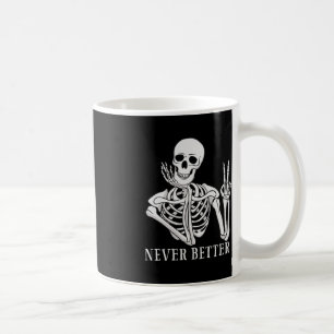 Caneca De Café Skeleton Dia de as Bruxas engraçado Skeleton