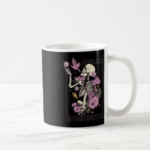 Caneca De Café Skeleton Dry Bones Vem À Vida Halloween Cristão