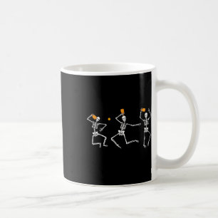 Caneca De Café Skeleton Halloween Pickleball