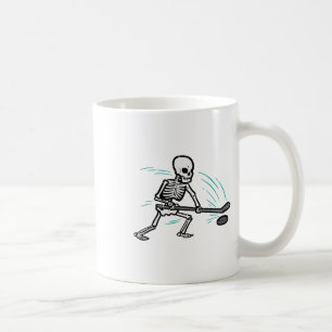 Caneca De Café Skeleton Ice Hockey Halloween Costume Men Meninos