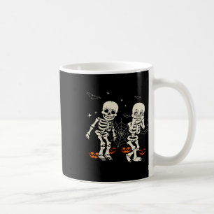 Caneca De Café Skeleton Kids Griddy Dance Halloween Trick Ou Trea