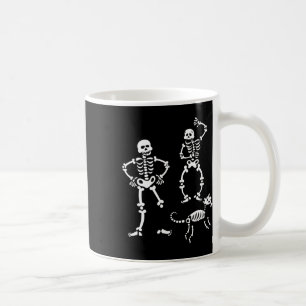 Caneca De Café Skeleton Running Halloween Festa de Figurino
