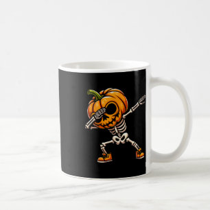 Caneca De Café Skeletons Dançantes do Dia de as Bruxas engraçado 