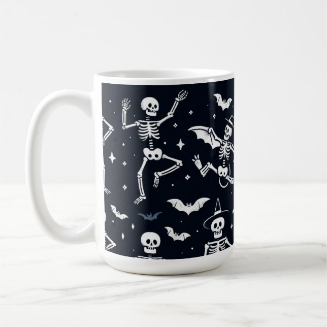 Caneca De Café Skeletons Dançantes Mug (Esquerda)