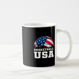 Caneca De Café Sketll EUA Apoia A Bandeira Do Time EUA Sonho 