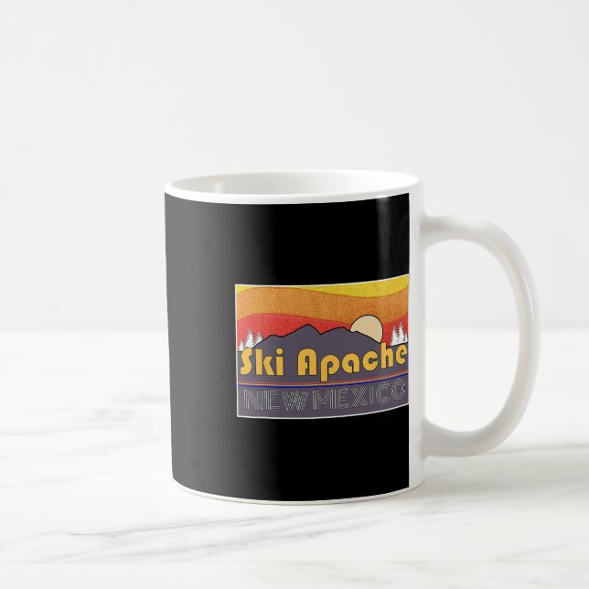 Caneca De Café Ski Apache New Mexico  (Direita)