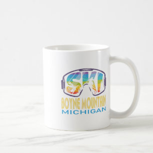 Caneca De Café Ski Boyne Mountain Michigan Férias de Esqui