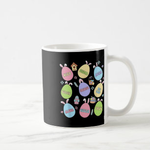 Caneca De Café Skibidi Páscoa Dia do Ovo Caça Engraçada Sem Boné