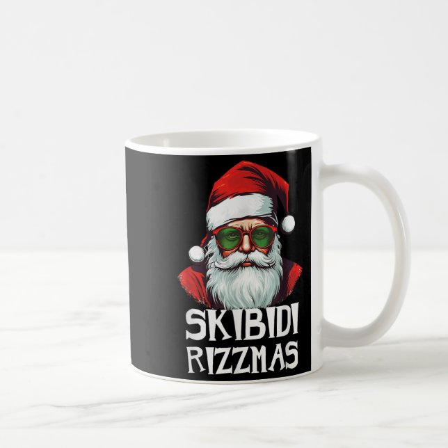 Caneca De Café Skibidi Rizzmas Christmas Rizz Santa Claus Charism (Direita)