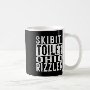 Caneca De Café Skibiti Toilet Ohio Rizzler Gen Alpha Slang Influe