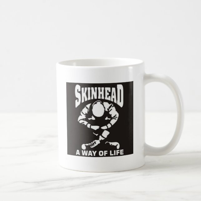 CANECA DE CAFÉ SKINHEAD UM MODO DE VIDA (Direita)