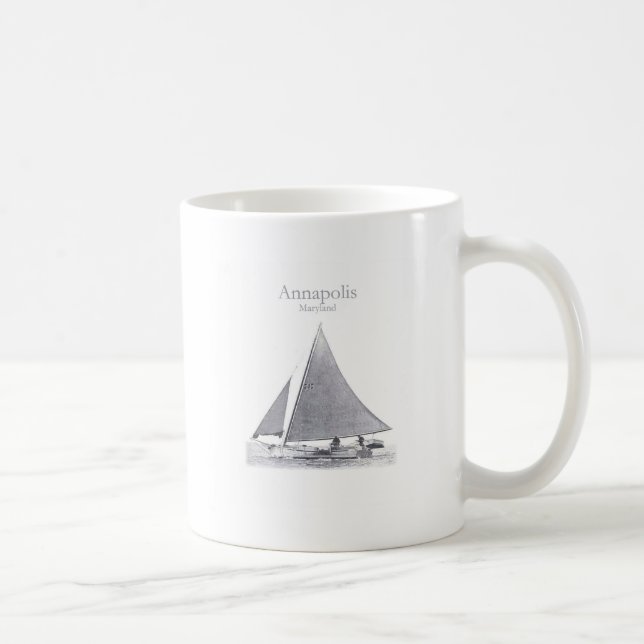 Caneca De Café Skipjack de Annapolis (Direita)