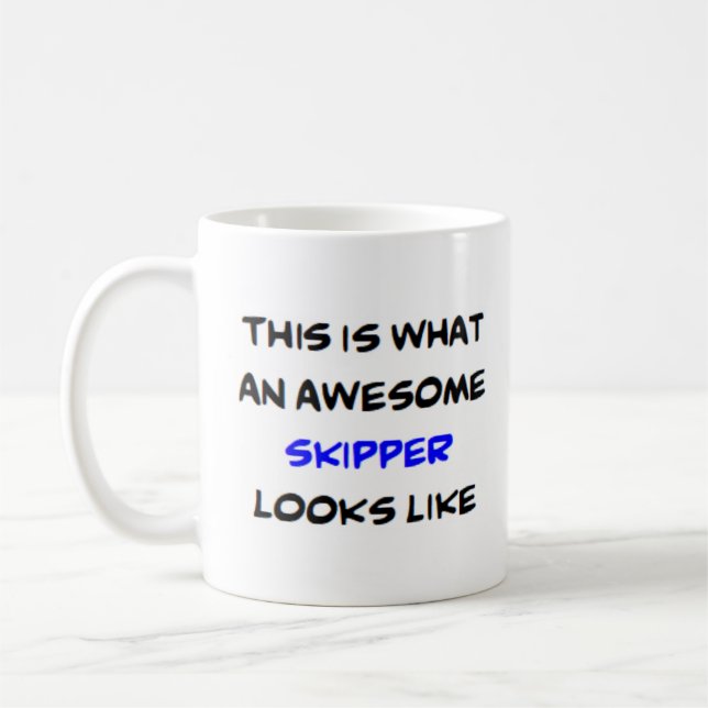 Caneca De Café Skipper, incrível (Esquerda)