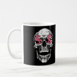 Caneca De Café Skull & Dollar Eyes Mug – Dark Money Vibes