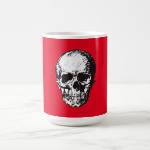 Caneca De Café Skull Fantasy Art Rock Punk Heavy Metal