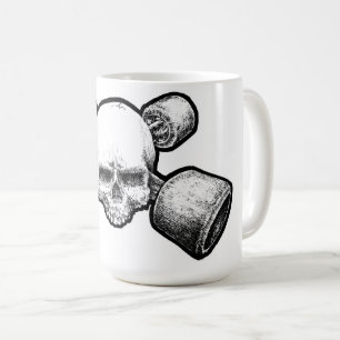 Caneca De Café Skull & X-truX OG Skateboard
