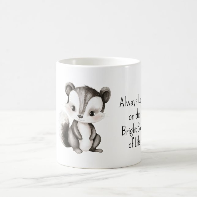 Caneca De Café Skunk Lado Bom da Vida (Centro)