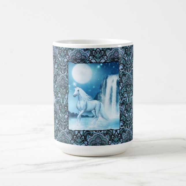 Caneca De Café Sky Faerie Asparas e Unicorn (Centro)