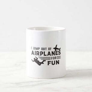 Caneca De Café Skydive Skydive Jump Plane Ideia Gift