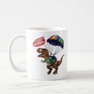 Caneca De Café Skydiving T-Rex