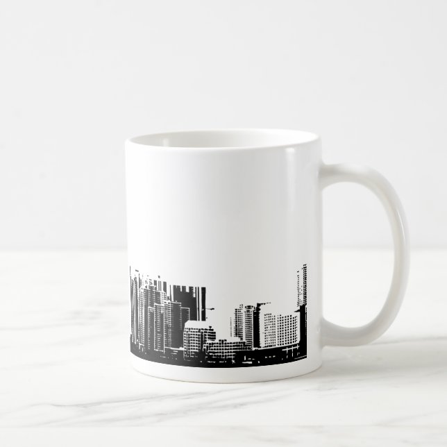 Caneca De Café Skyline 11 (Direita)